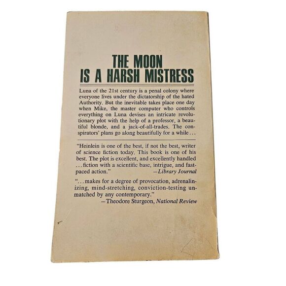 The moon is a harsh mistress by Robert A. Heinlein - Berkley books - 42503013150 - Picture 3 of 5